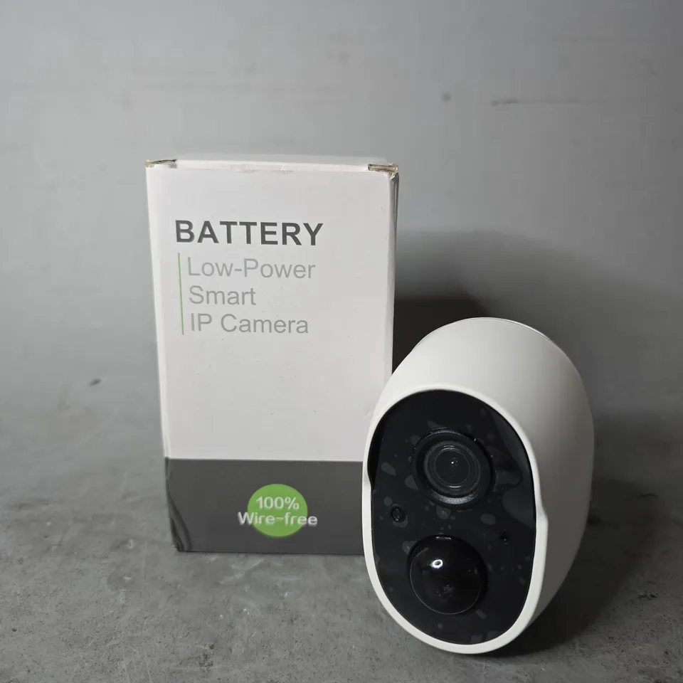 BOXED UNBRANDED BATTERY LOW POWER SMART IP CAMERA 