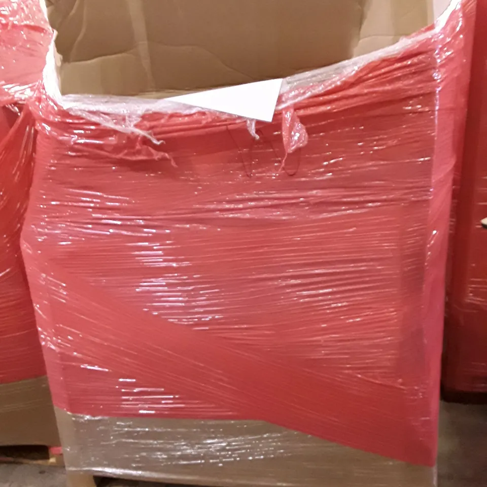 PALLET OF ASSORTED PRODUCTS INCLUDING OFFICE CHAIR, AUDIO TURNTABLE, LED-MGNIFYING LAMP, GREY ACCENT CHAIR
