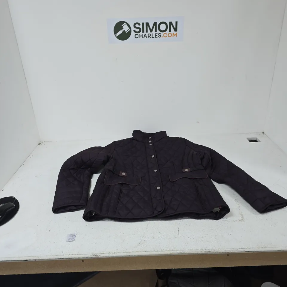 BOX OF APPROXIMATELY 30 ASSORTED CLOTHING ITEMS TO INCLUDE: CHARLOTTE WEST BOMBER JACKET
