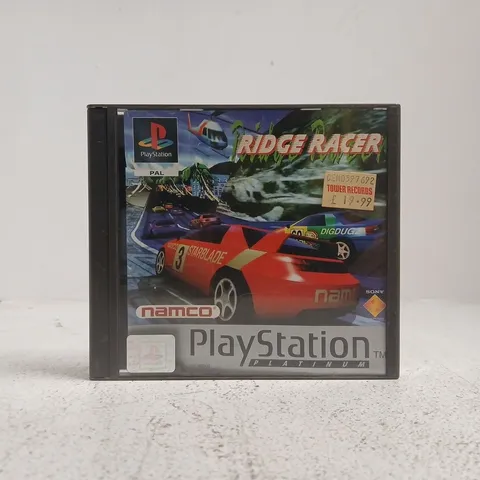 RIDGE RACER PLAYSTATION 1 VIDEO GAME