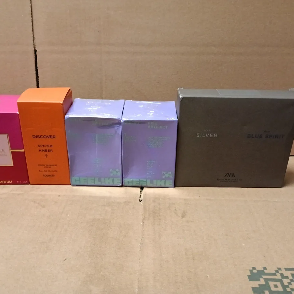 LOT OF 11 ASSORTED EAU DE PARFUMES IN VARIOUS SIZES TO INCLUDE ZARA, DISCOVER AND ROXELIS