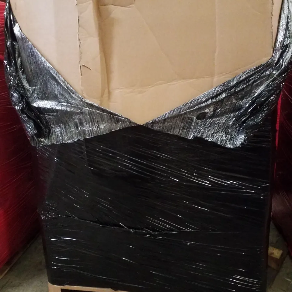 PALLET CONTAINING ASSORTED PRODUCTS INCLUDING ACTIVITY GYM & FOLDABLE PLAY MAT, TOILET SEAT, MORSO FORNO GAS PICCOLO, PATIO UMBRELLA & ROLLER BLIND 