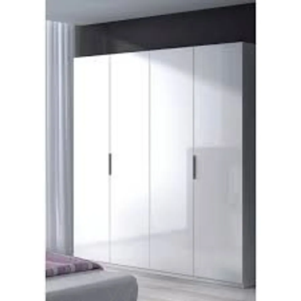 BOXED CASSADEE 4 DOOR WARDROBE (2 BOXES)