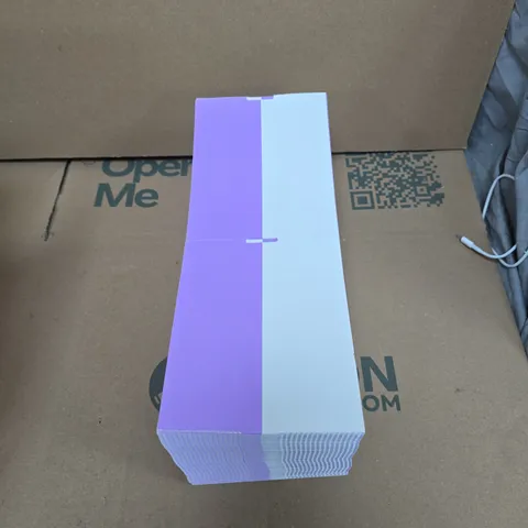 YL10 PACKAGING 120MM X 152.4MM LABELS– PURPLE/WHITE DESIGN, BULK LOT (2,000)