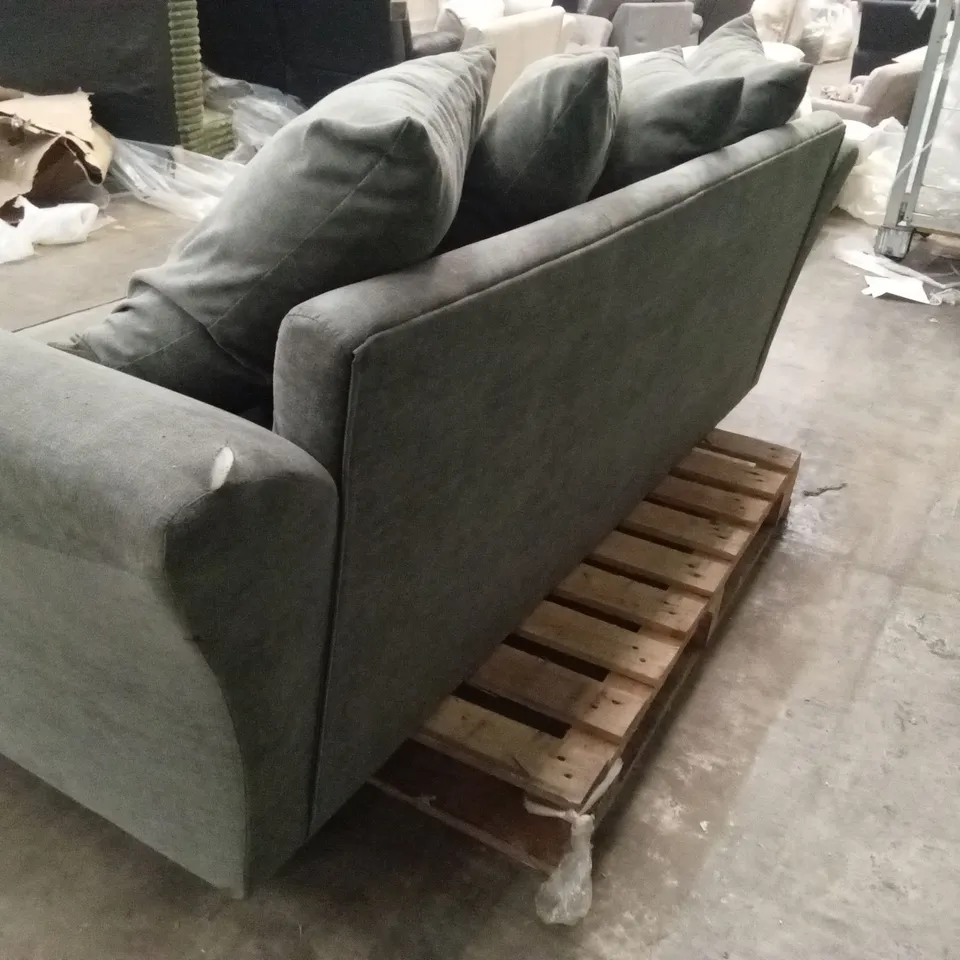 DURY FABRIC 3 SEATER SCATTER BACK SOFA RRP £449