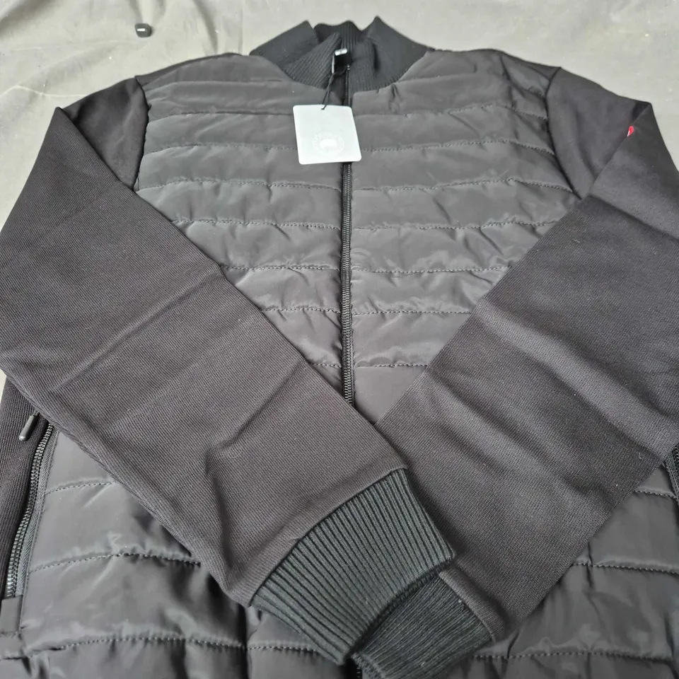 CANADA GOOSE HYBRIDGE KNIT PACKABLE JACKET – MEN’S, BLACK, SIZE L