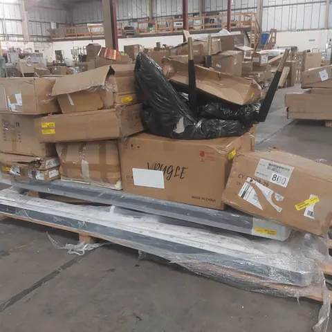 PALLET CONTAINING A LARGE QUANTITY OF ASSORTED FURNITURE PARTS