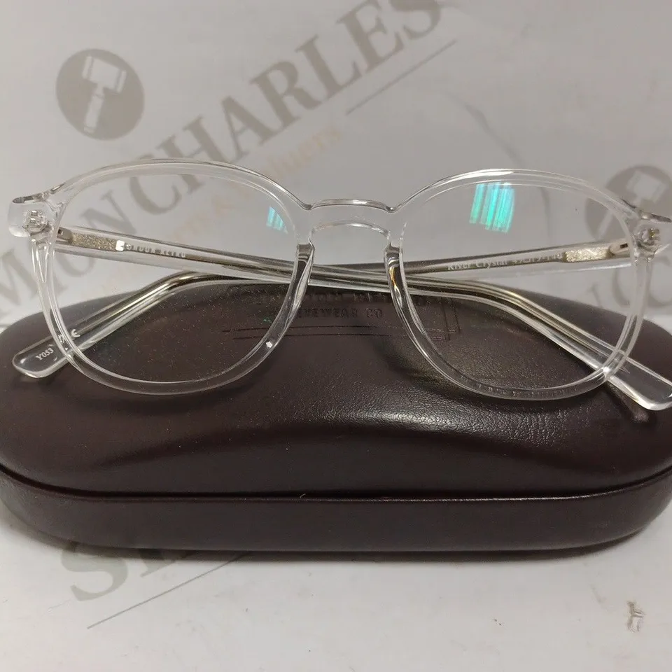 LONDON RETRO RIVER CRYSTAL PRESCRIPTION GLASSES 