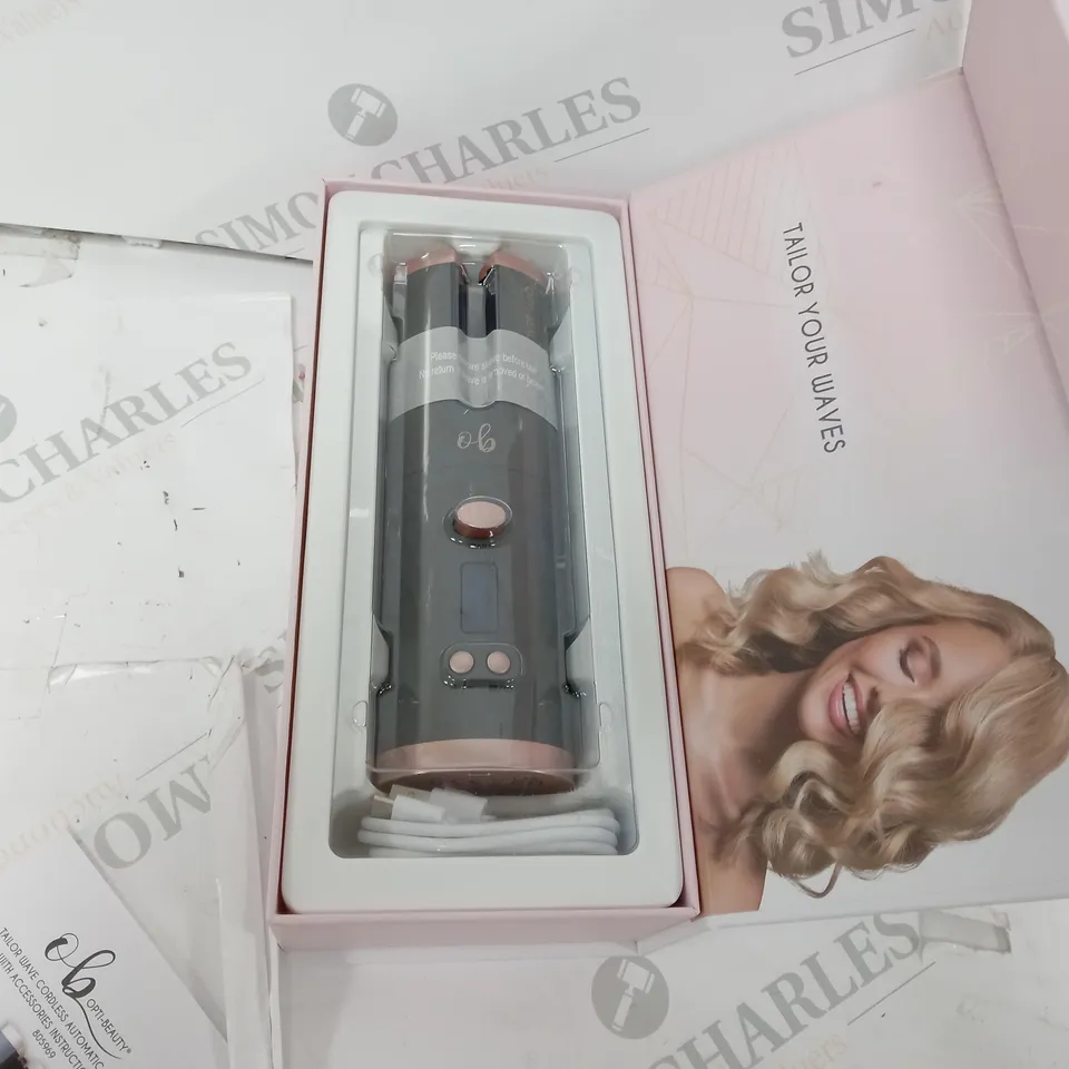 BOXED OPTI-BEAUTY TAILOR WAVE CORDLESS HAIR CURLER