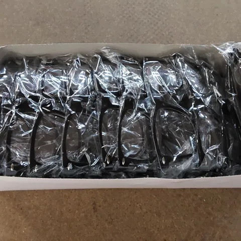 BOX OF BLACK FRAME NEED GLASSES // QUANTITY UNSPECIFIED (1 BOX)