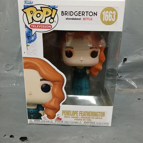 BOXED POP! TELEVISION BRIDGERTON SHONDALAMD NETFLIX 1663 PENELOPE FEATHERINGTON VINYL FIGURE