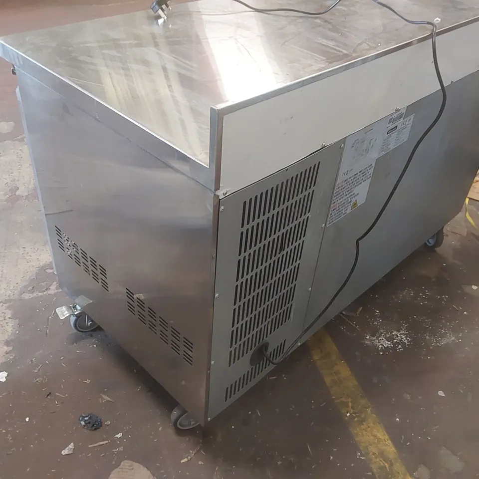 BLIZZARD HBC2CRXX REFRIGERATED PREP COUNTER WITH GLASS DOORS