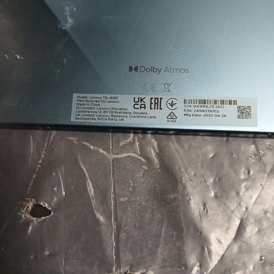 LENOVO TB-J616F TABLET – BLUE (DOLBY ATMOS)