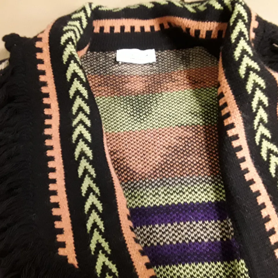COCOGIO OPEN FRONT CARDIGAN - SIZE UNSPECIFIED 