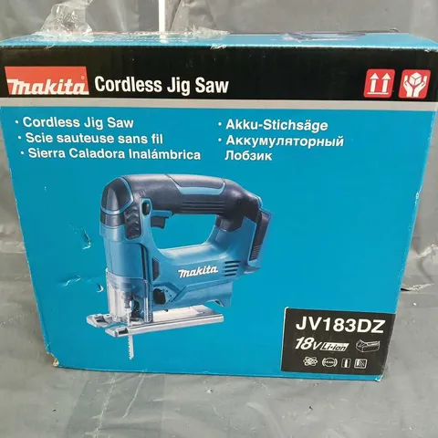 BOXED MAKITA CORDLESS IG SAW - JV183DZ