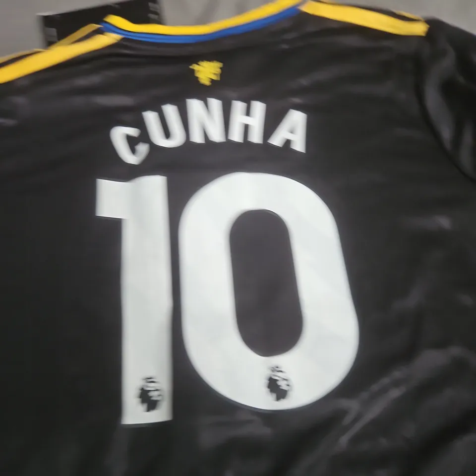 MANCHESTER UNITED FC AWAY JERESEY - CUNHA 10 - SIZE 28 - KIDS