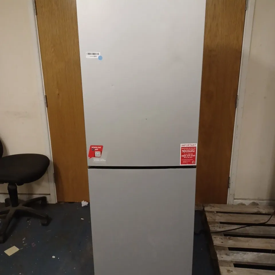 HOOVER HOCT3L517FSK 50/50 FRIDGE FREEZER - MATTE SILVER