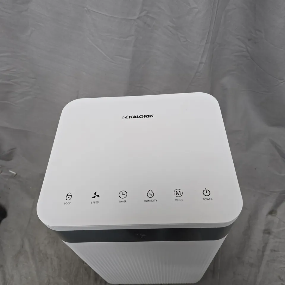 KALORIK DEHUMIDIFIER OL12-BD031K – WHITE PORTABLE UNIT