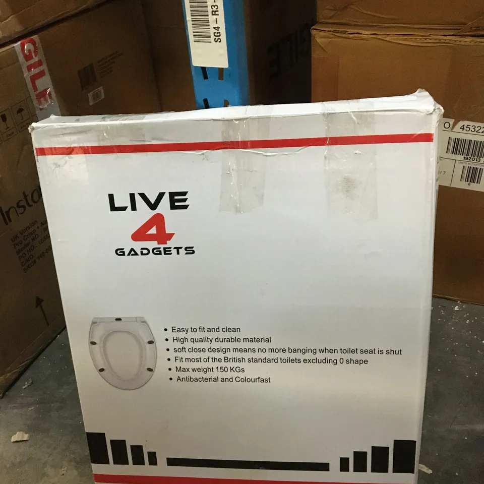 LIVE 4 GADGETS EASY FIT TOILET SEAT