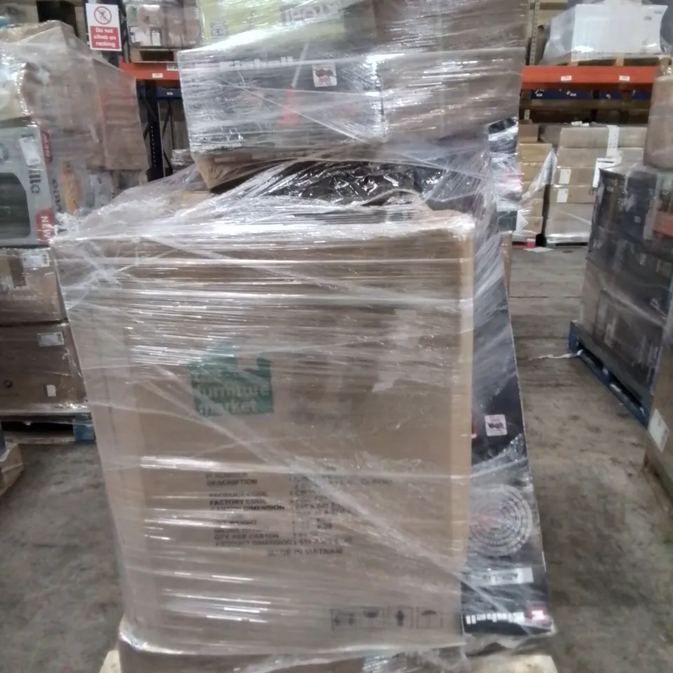 PALLET OF APPROXIMATELY 22 UNPROCESSED RAW RETURN HOUSEHOLD AND ELECTRICAL GOODS TO INCLUDE;