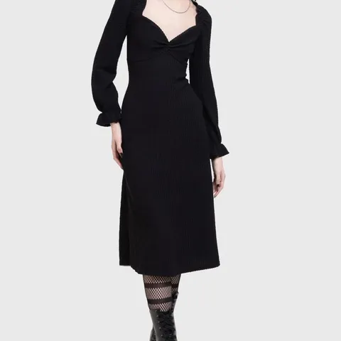 BRAND NEW BAGGED KILLSTAR SHADOW WEAVE MAXI DRESS SIZE S