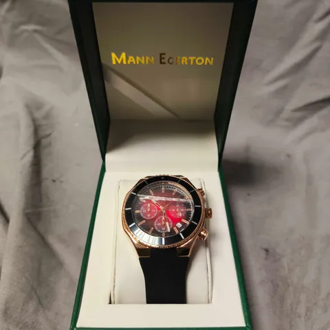 MANN EGERTON ASTRO ROSE RED WATCH 