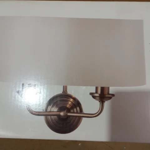 LAURA ASHLEY SORRENTO ANTIQUE BRASS WALL LIGHT