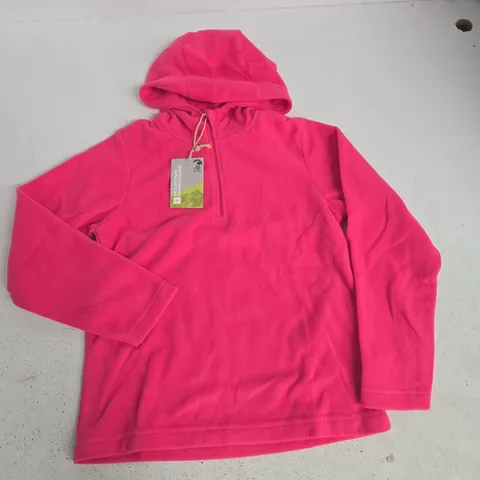 MOUNTAIN WAREHOUSE CAMBER 2 KIDS HOODIE IN PINK - 9/10 YRS