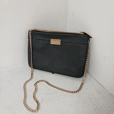 DUNE BLACK CHAIN-HANDLE SHOULDER BAG