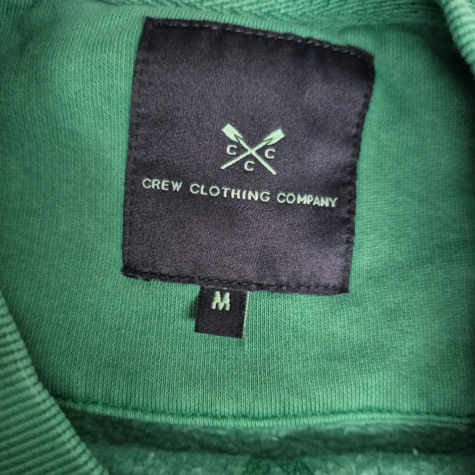 CREW CLOTHING COMPANY GREEN CREWNECK SWEATSHIRT – MEN'S MEDIUM
