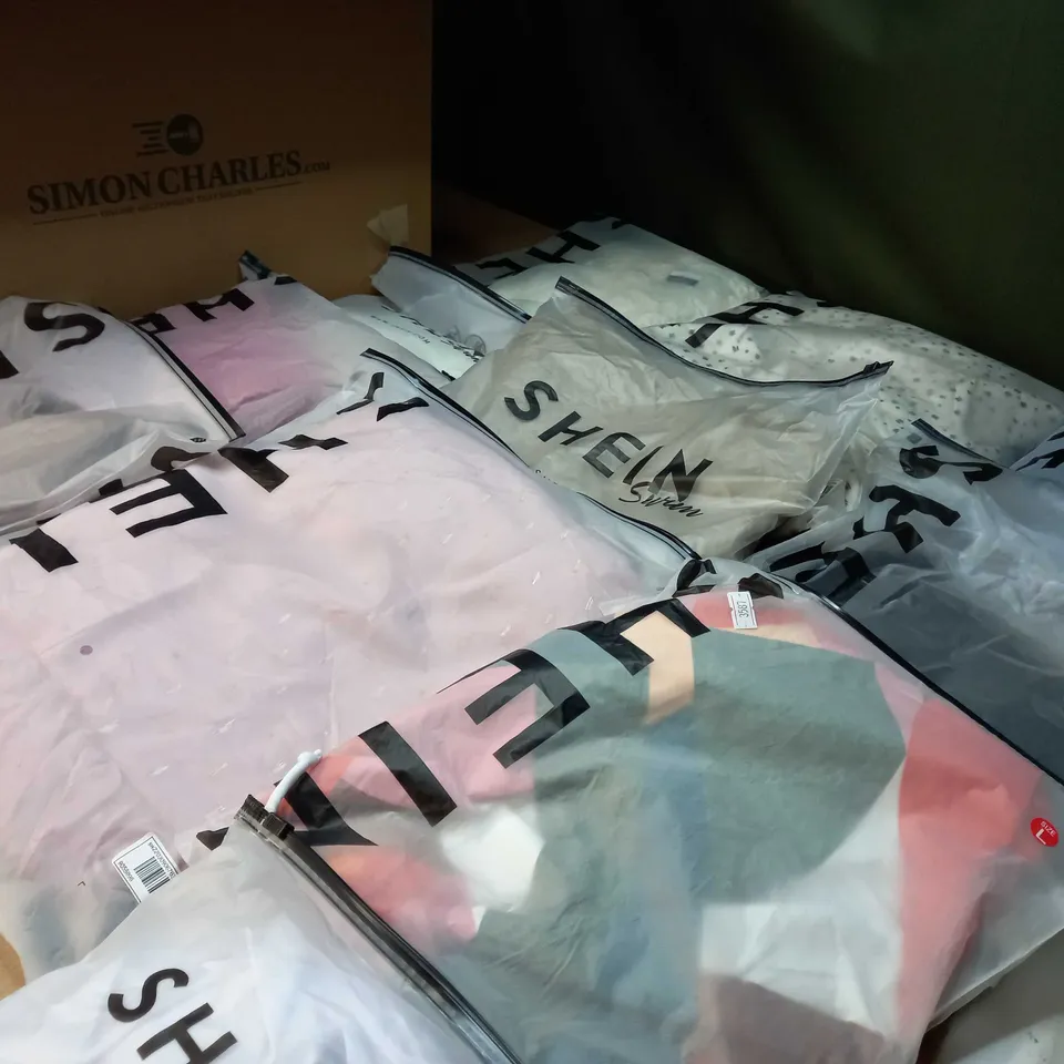 LOT OF APPROX 15 ASSORTED BAGGED SHEIN PRODUCTS