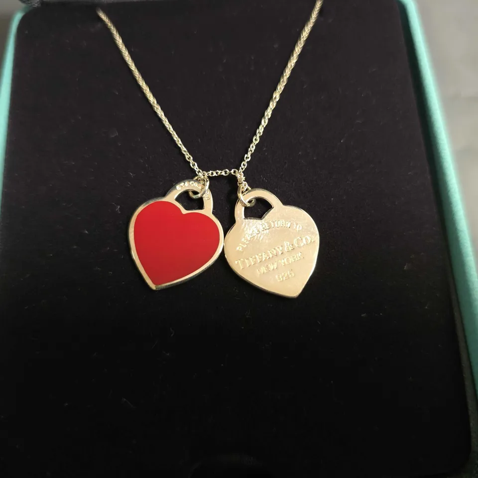 TIFFANY & CO HEART THEMED NECKLACE