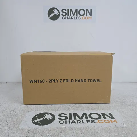 WM160 - 2PLY Z FOLD HAND TOWEL (BOXED) – PACK OF 12