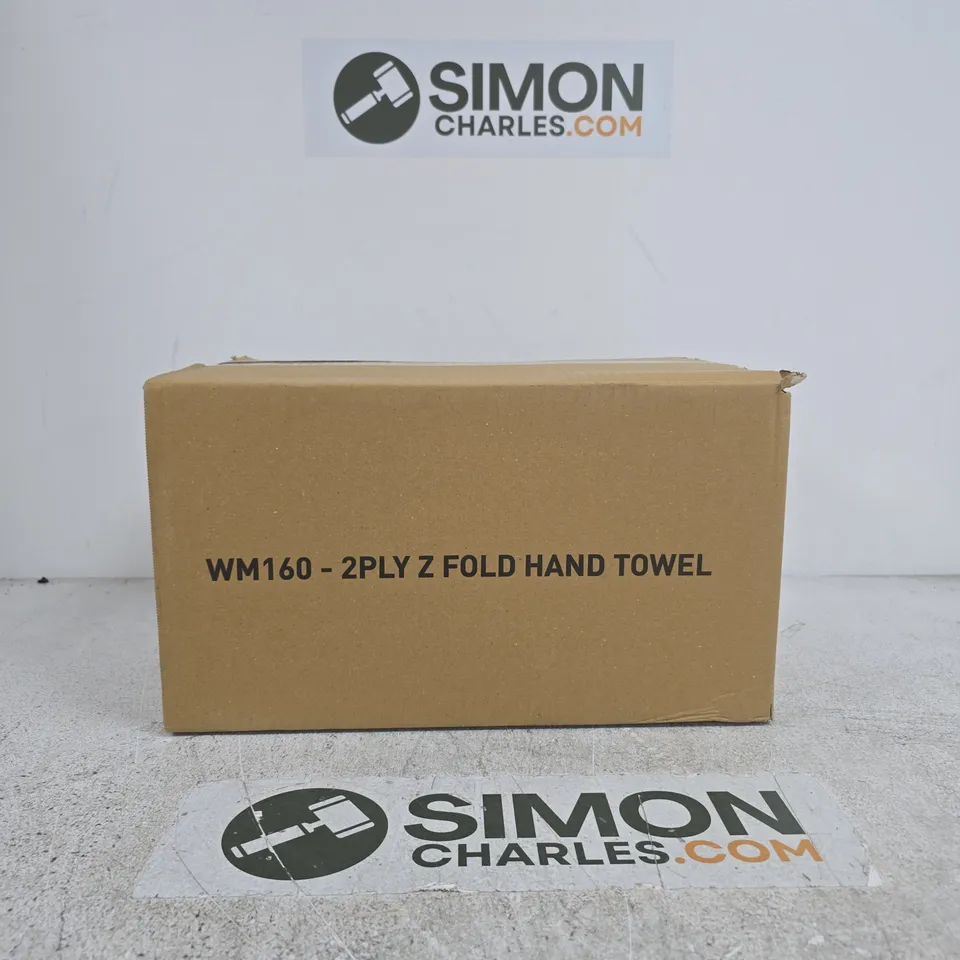 WM160 - 2PLY Z FOLD HAND TOWEL (BOXED) – PACK OF 12