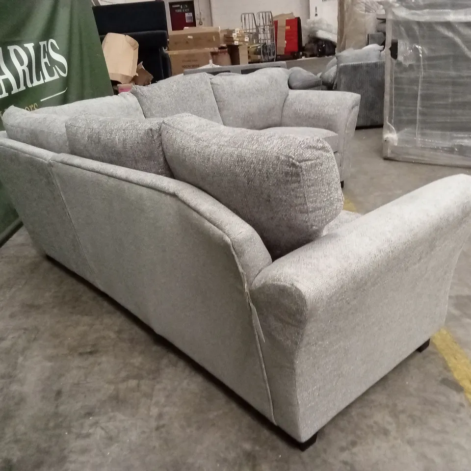 DURY CHUNKY WEAVE STANDARD BACK CORNER GROUP SOFA RRP £1149