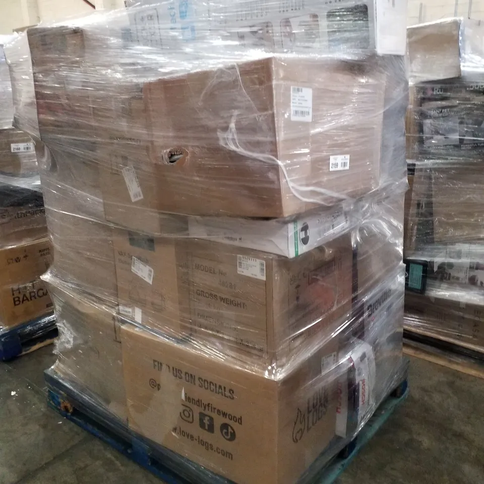 PALLET OF APPROXIMATELY 26 UNPROCESSED RAW RETURN HOUSEHOLD AND ELECTRICAL GOODS TO INCLUDE;