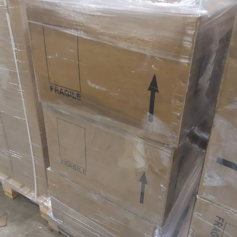 PALLET CONTAINING A LARGE QUANTITY OF ASSORTED BATHROOM FURNITURE PARTS INCLUDING: SAVENA SINGLE DRAWER VANITY BASES, CALYPSO BASE CARCASS ECT