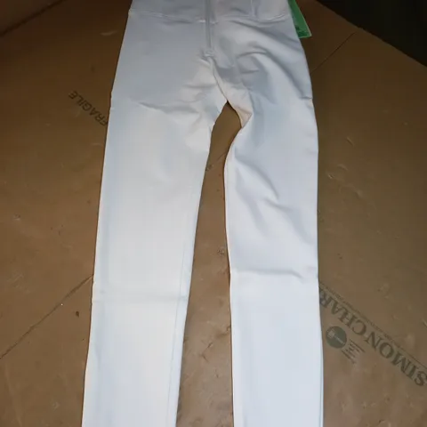 MR.UP WHITE LATEX TROUSERS SIZE XS 