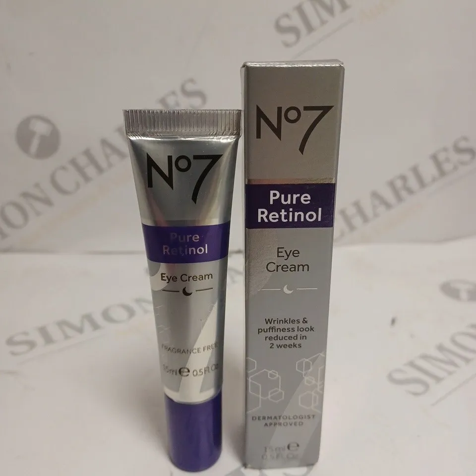 BOXED NO7 PURE RETINOL EYE CREAM - 15ML