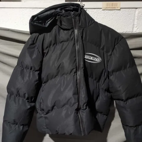 LORENZO STYLE FUTURA JACKET – BLACK PUFFER, SIZE L