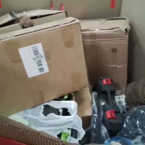 PALLET OF ASSORTED HOUSEHOLD GOODS AND PRODUCTS TO INCLUDE;SHOWER CHAIR,TOOLBOX,SCOOTER
