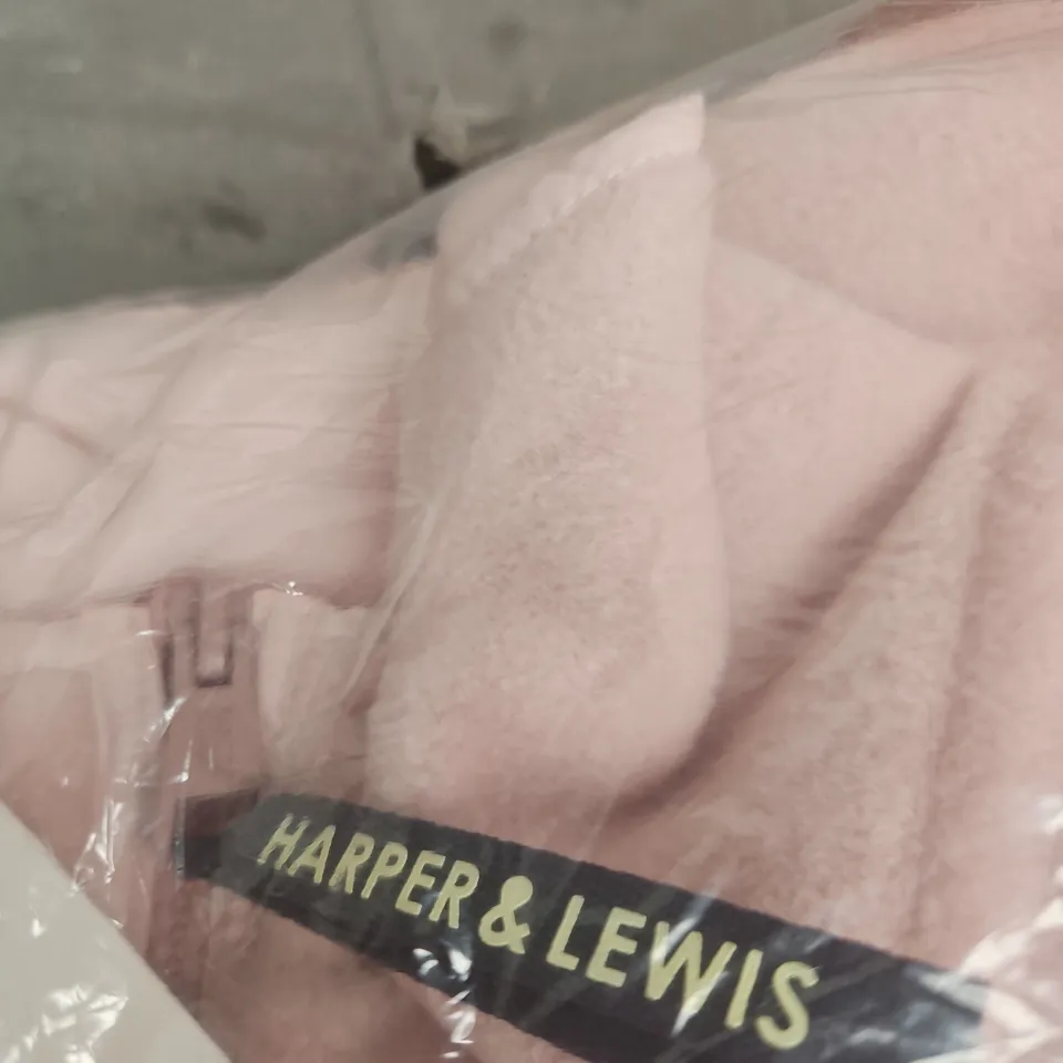 HARPER & LEWIS ELSA 1/4 ZIP FLEECE – DUSTY PINK, M