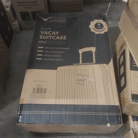 BOXED LUGG TRAVEL SUITCASE
