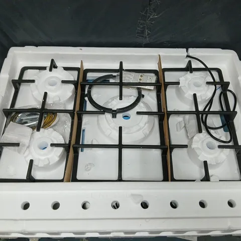 HISENSE Gas hob burner assembly with pan supports – white enamel - GM773XF