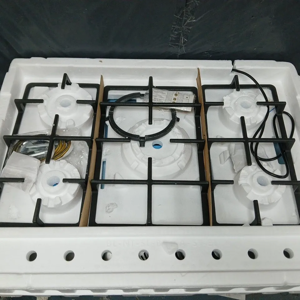 HISENSE Gas hob burner assembly with pan supports – white enamel - GM773XF