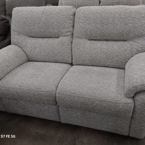 QUALITY BRITISH DESIGNER G PLAN SEATTLE 2.5 SEATER SOFA MIRAGE ASH FABRIC