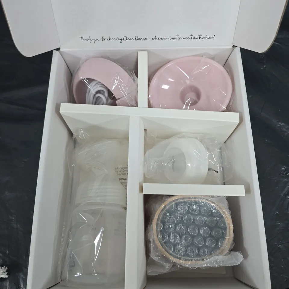 BOXED CLEAN OUNCES BREAST MILK PUMP 