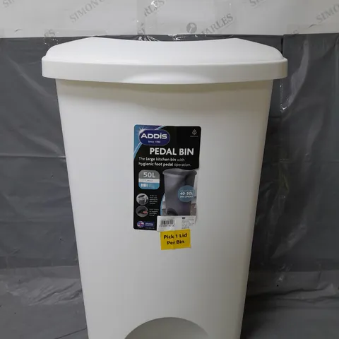 ADDIS 50L PEDAL BIN