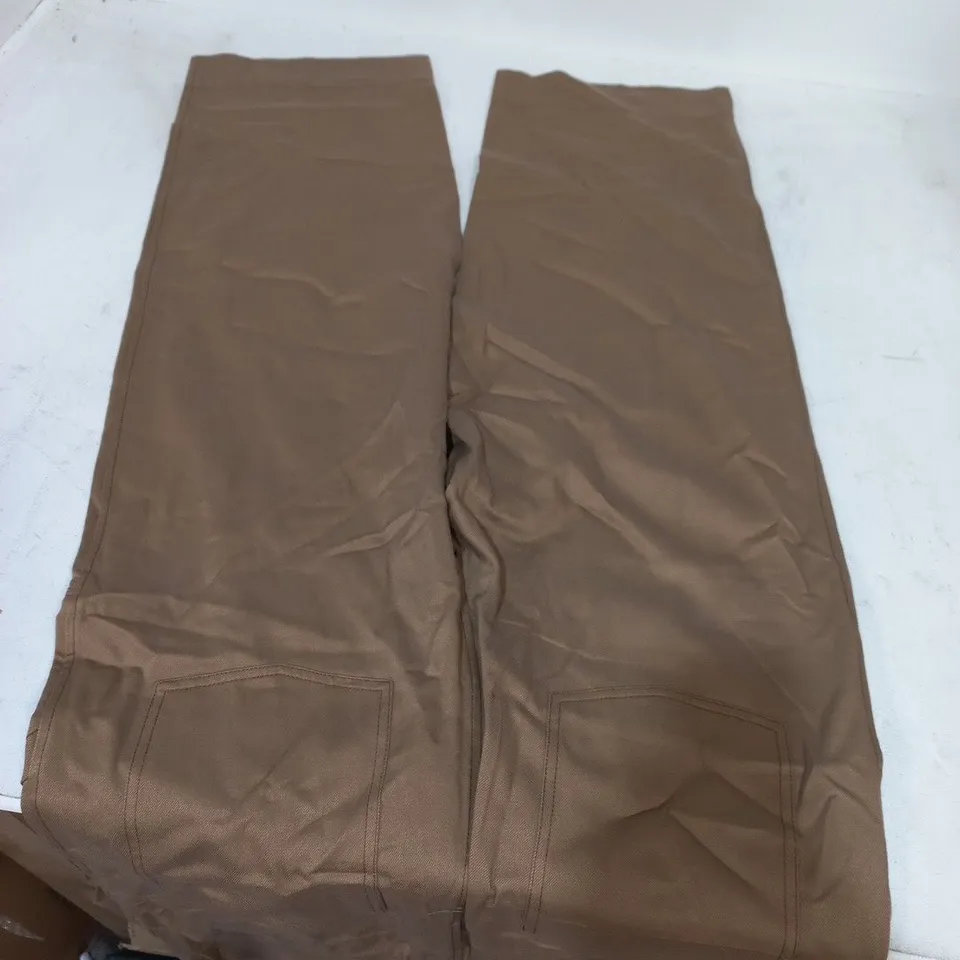 WHISTLES DRAWSTRING UTILITY BOILERSUIT IN BROWN - UK 10