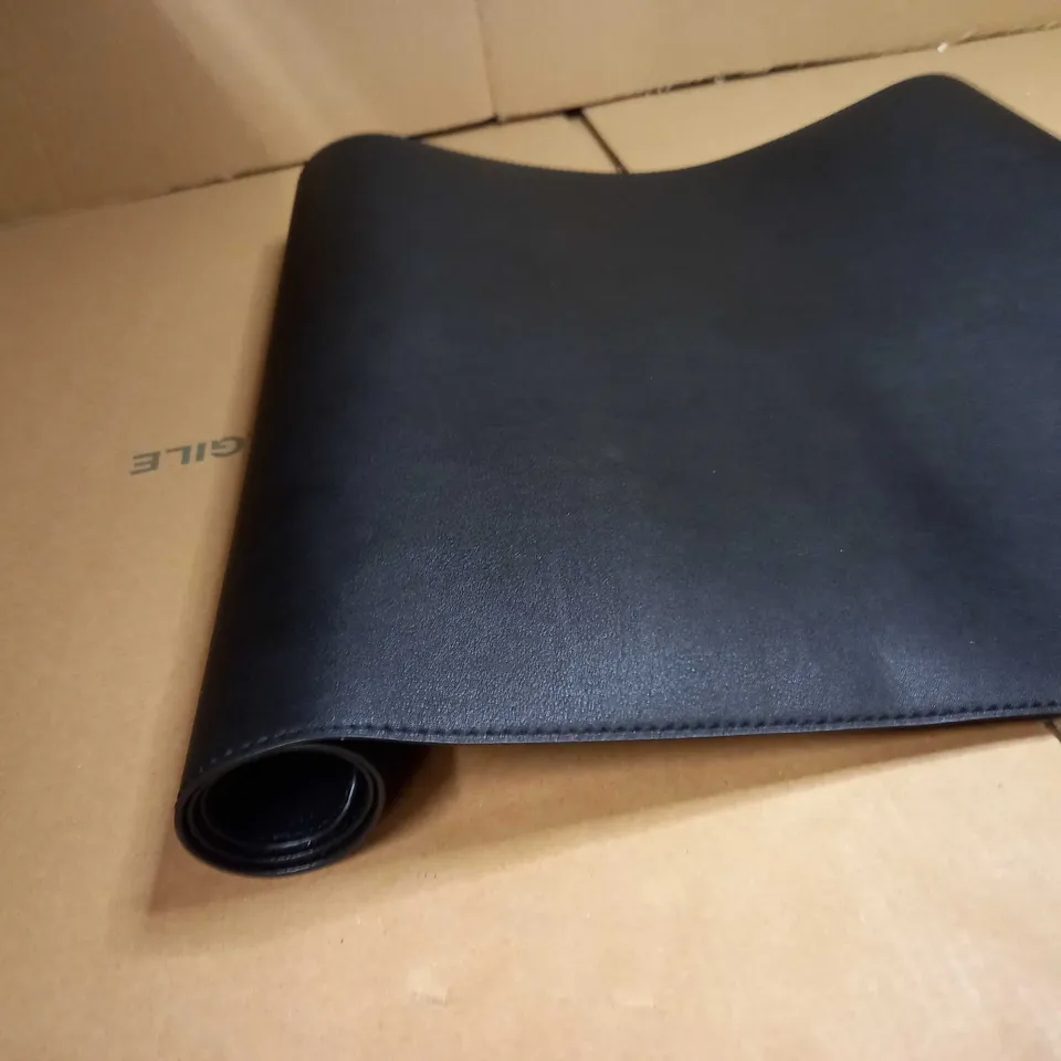 ULX BLACK LEATHER STYLE DESK MATS